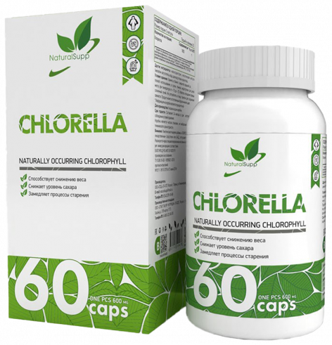 Natural Supp Chlorella, 60 капсул