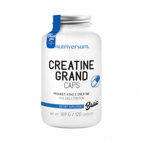 Nutriversum BASIC Creatine Grand Caps, 120 капсул