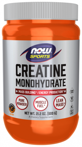 NOW Creatine Monohydrate Pure Powder, 600 грамм