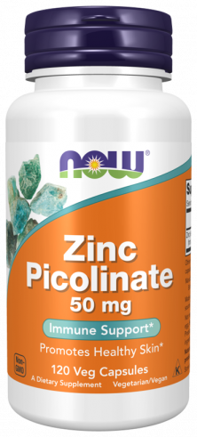 NOW Zinc Picolinate 50 mg, 120 капсул