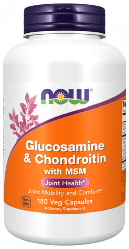 NOW Glucosamine &amp; Chondroitin with MSM
