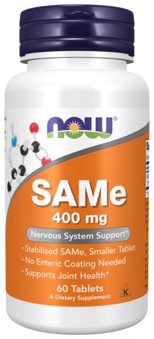 NOW SAMe 400 mg, 60 таблеток