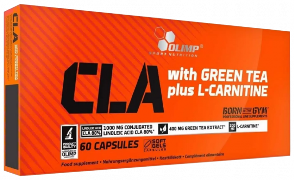 Olimp Sport Nutrition CLA with Green Tea plus L-carnitine Sport Edition, 60 капсул