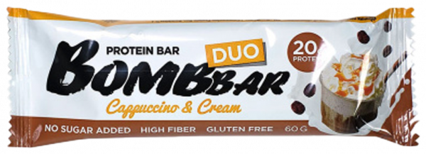 Bombbar Батончик протеиновый duo, 60 грамм
