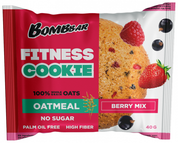 Bombbar Fitness Cookie Oatmeal, 40 грамм