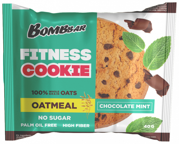 Bombbar Fitness Cookie Oatmeal, 40 грамм