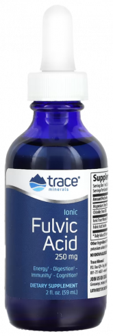 Trace Minerals Ionic Fulvic Acid 250 mg, 59 мл
