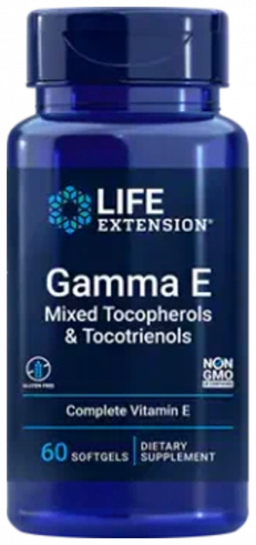 Life Extension Gamma E Mixed Tocopherols &amp; Tocotrienols, 60 капсул