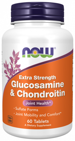 NOW Glucosamine &amp; Chondroitin, 60 таблеток