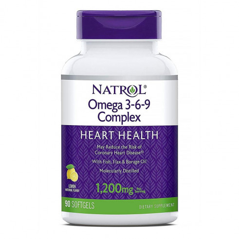 Natrol Omega 3-6-9 Complex, 90 капс