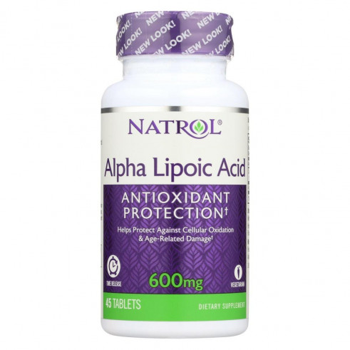 Natrol Alpha Lipoic Acid 600 мг, 45 таб