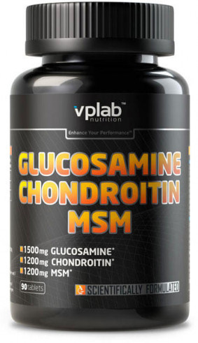 VP Laboratory Glucosamine Chondroitin MSM, 90 таб