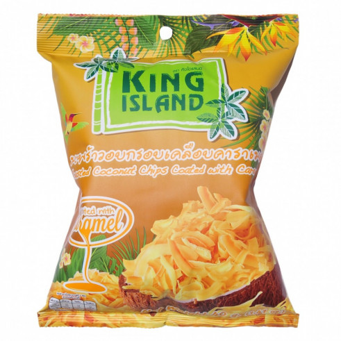KING ISLAND Кокосовые чипсы со вкусом, 40 г