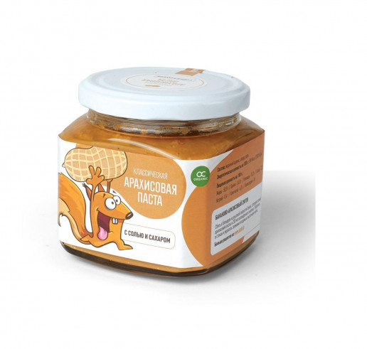 Organic Паста Арахисовая &quot;Классическая&quot;, 400 г