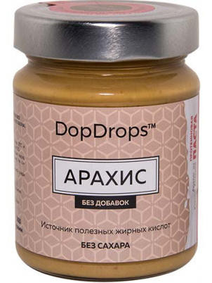 Dop Drops Протеиновая паста Арахис, 265 г