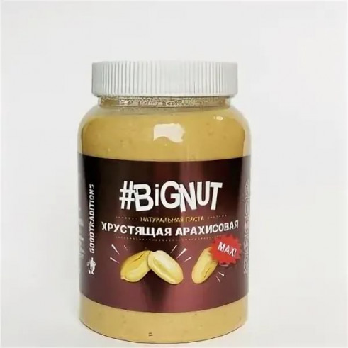 Goodtraditions #BIGNUT Арахисовая паста &quot;Хрустящая&quot;, 1000 г