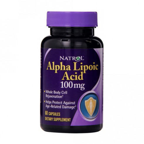 Natrol Alpha Lipoic Acid 100 мг, 60 капс