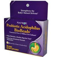 Natrol Probiotic Acidophilus BioBeads&trade;, 30 капс