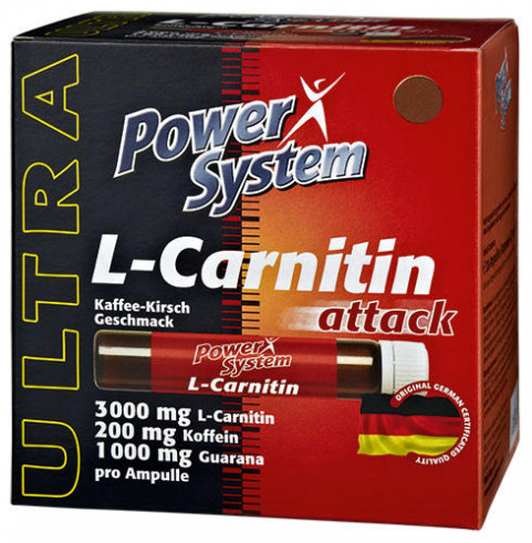 Power System L-Carnitin Attack, 20 амп