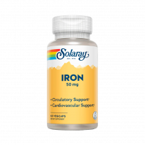 Solaray Iron 50 mg, 60 капсул