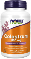 NOW Colostrum, 120 вег.капс
